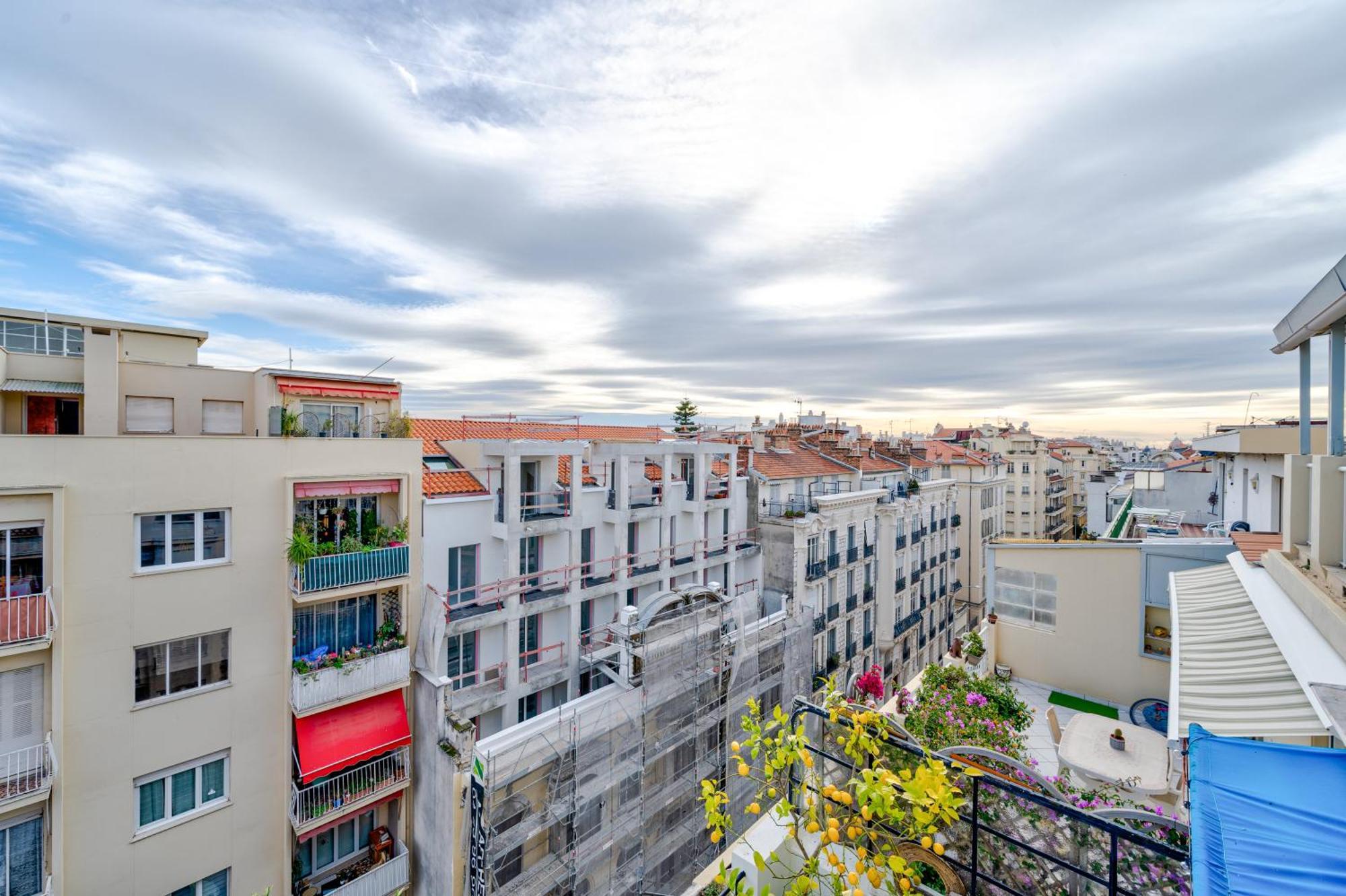Top Floor Terrace - Dernier Etage Terrasse Cosy Nice Luaran gambar